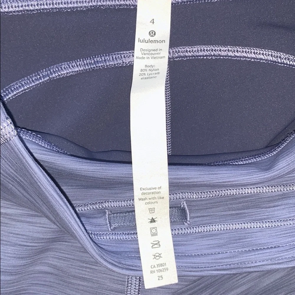 lululemon athletica invigorate Purple Leggings